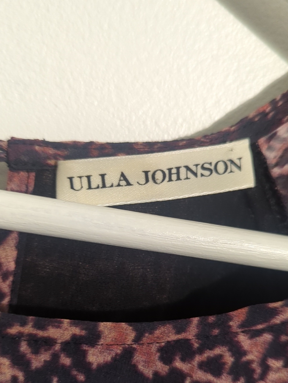 ULLA JOHNSON silk chiffon mini dress mini dress - size 8 - Picture 2 of 11